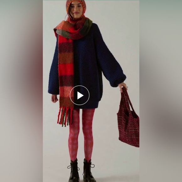 ♥️ Free People x Anna Sui Heart Tights sold out one size. Valentine’s Day. 💌 - Picture 2 of 9